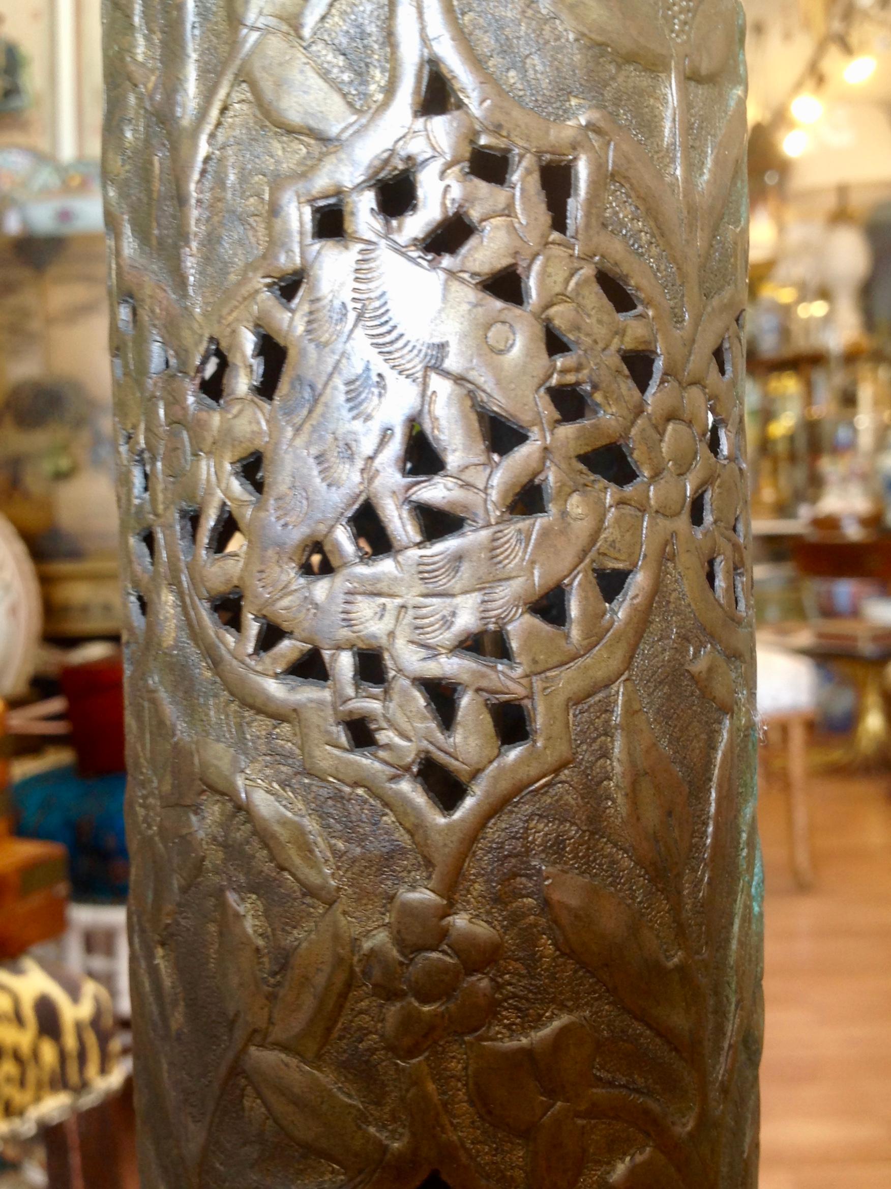Metal 19th Century Moroccan Floor Lamp