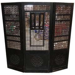 19th Century Moroccan Wood Screen