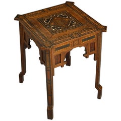 19th Century Mosaic Inlaid Occasional Table or Side Table