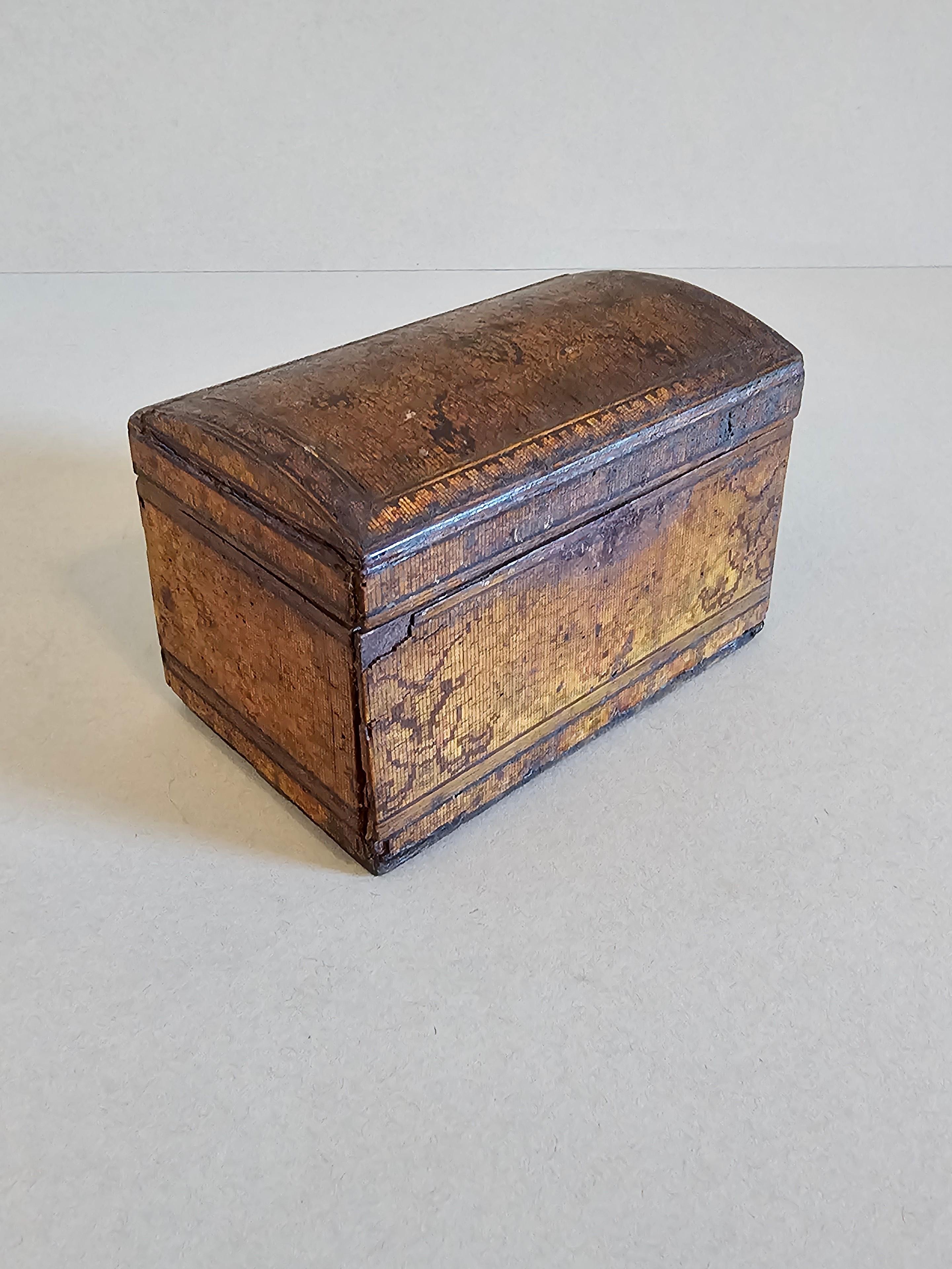 19th Century Mosaic Intarsia Marquetry Table Box  For Sale 9