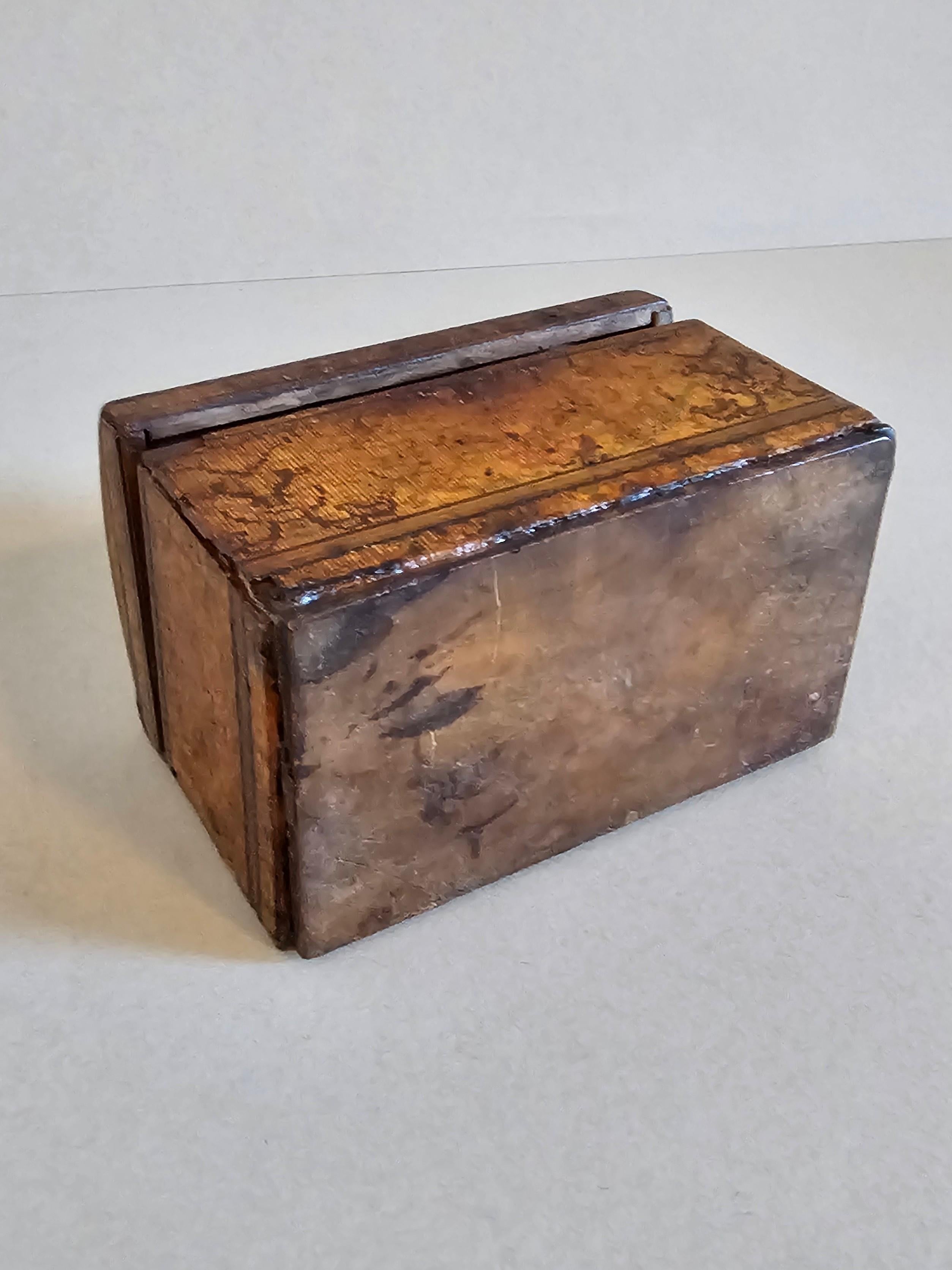 19th Century Mosaic Intarsia Marquetry Table Box  For Sale 12