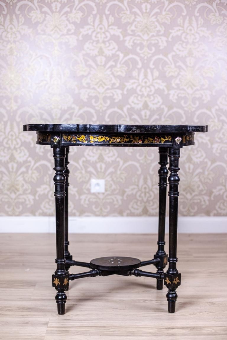 19th Century Mother of Pearl End Table In Good Condition In Opole, PL