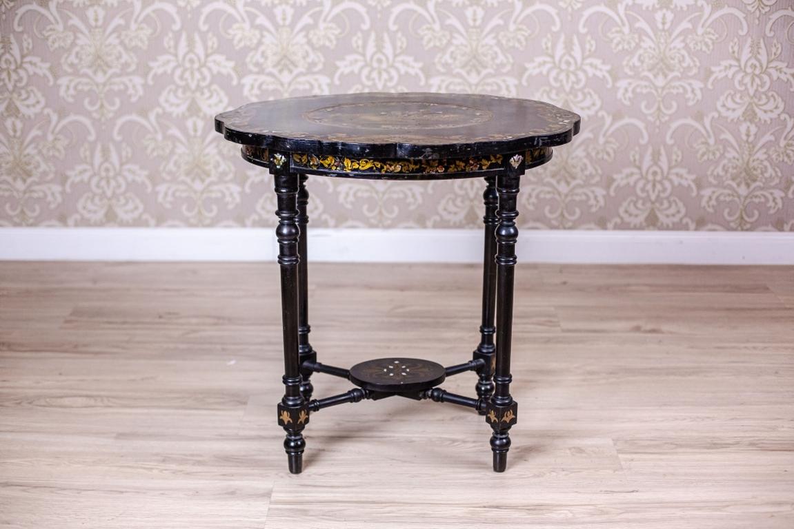 Mother-of-Pearl 19th Century Mother of Pearl End Table