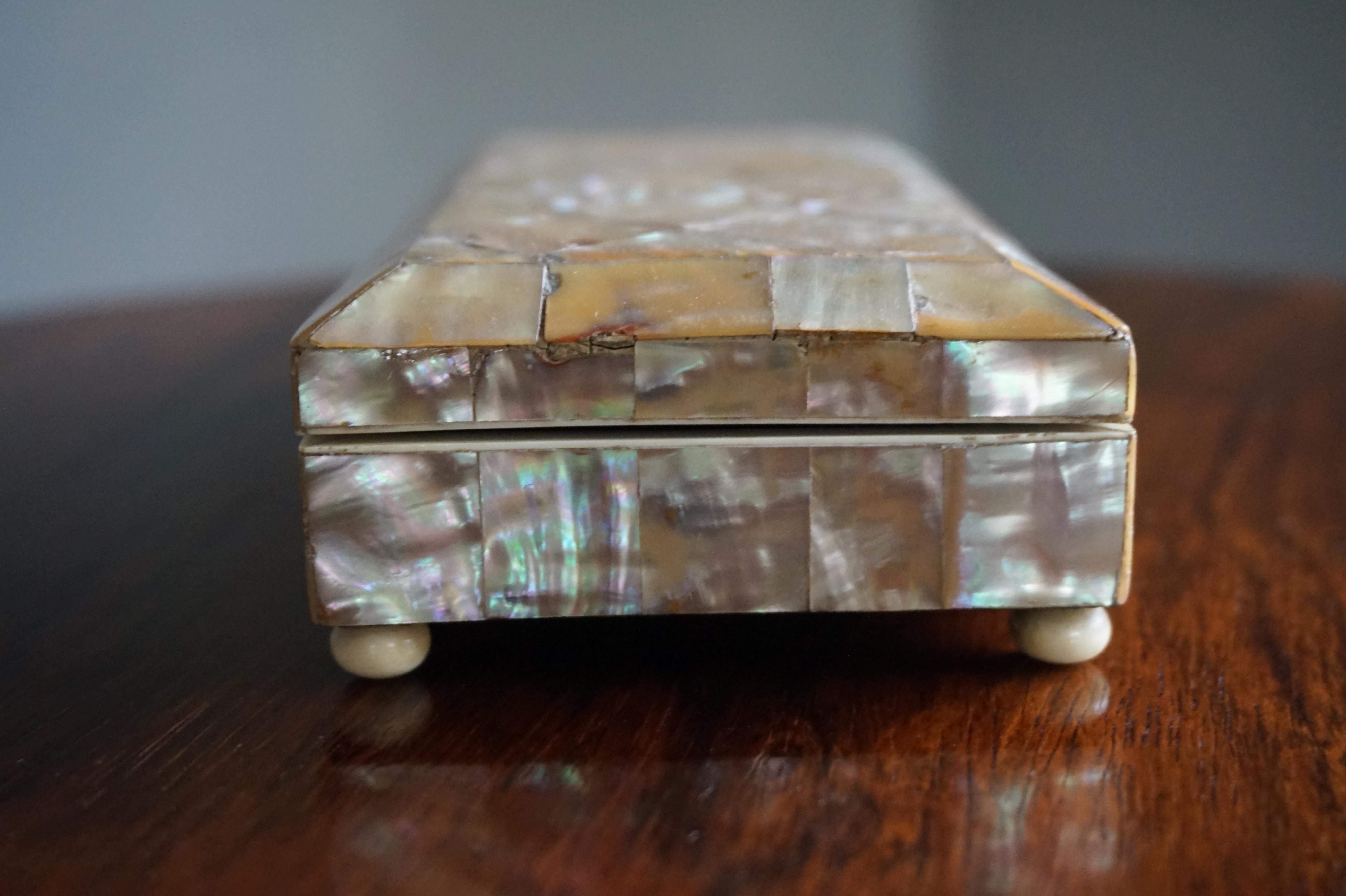 mother of pearl jewelry box