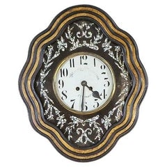 19th Century Mother-of-pearl Wall Clock