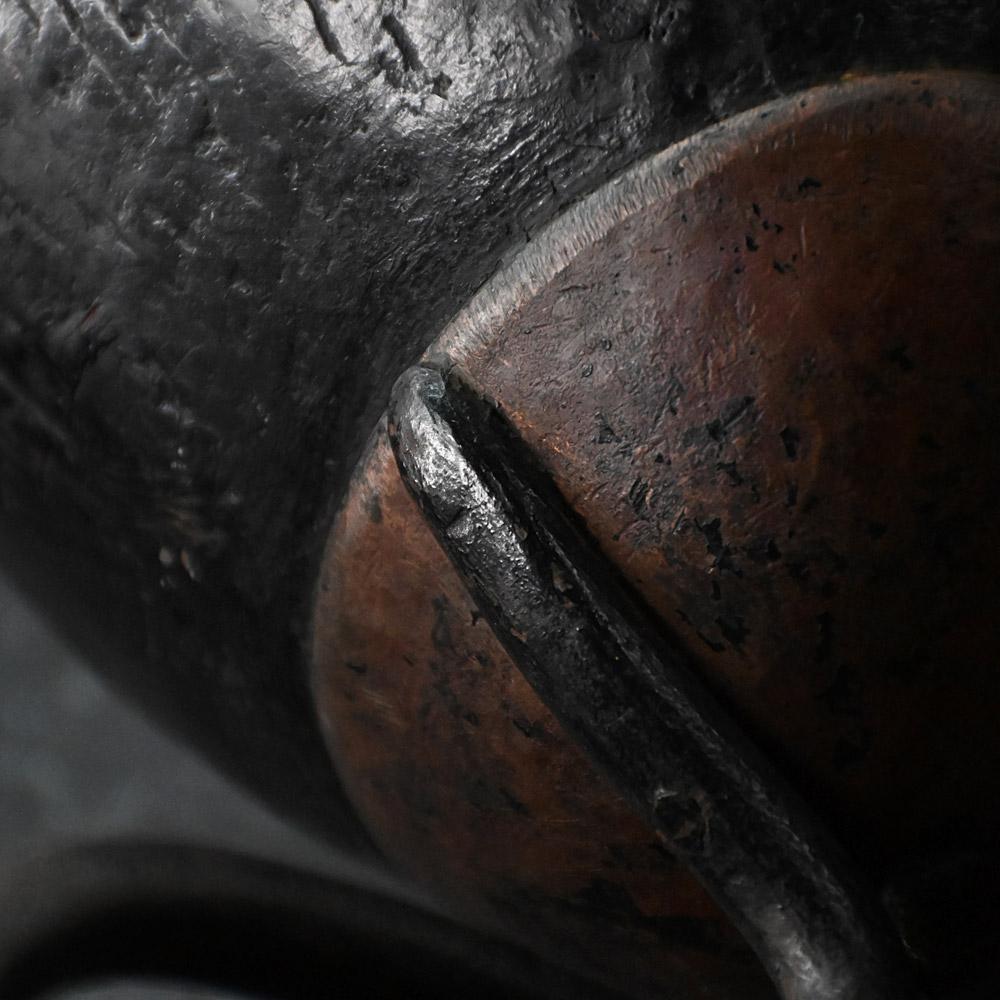 Natural Fiber 19th century mounted Coco de Mer For Sale