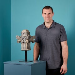 19th Century Mounted York Stone Finial