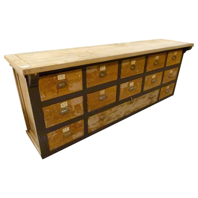 19th Century Multi Drawer Counter at 1stDibs