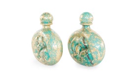 Cristal de Murano del siglo XIX / Juego de bar con incrustaciones de oro