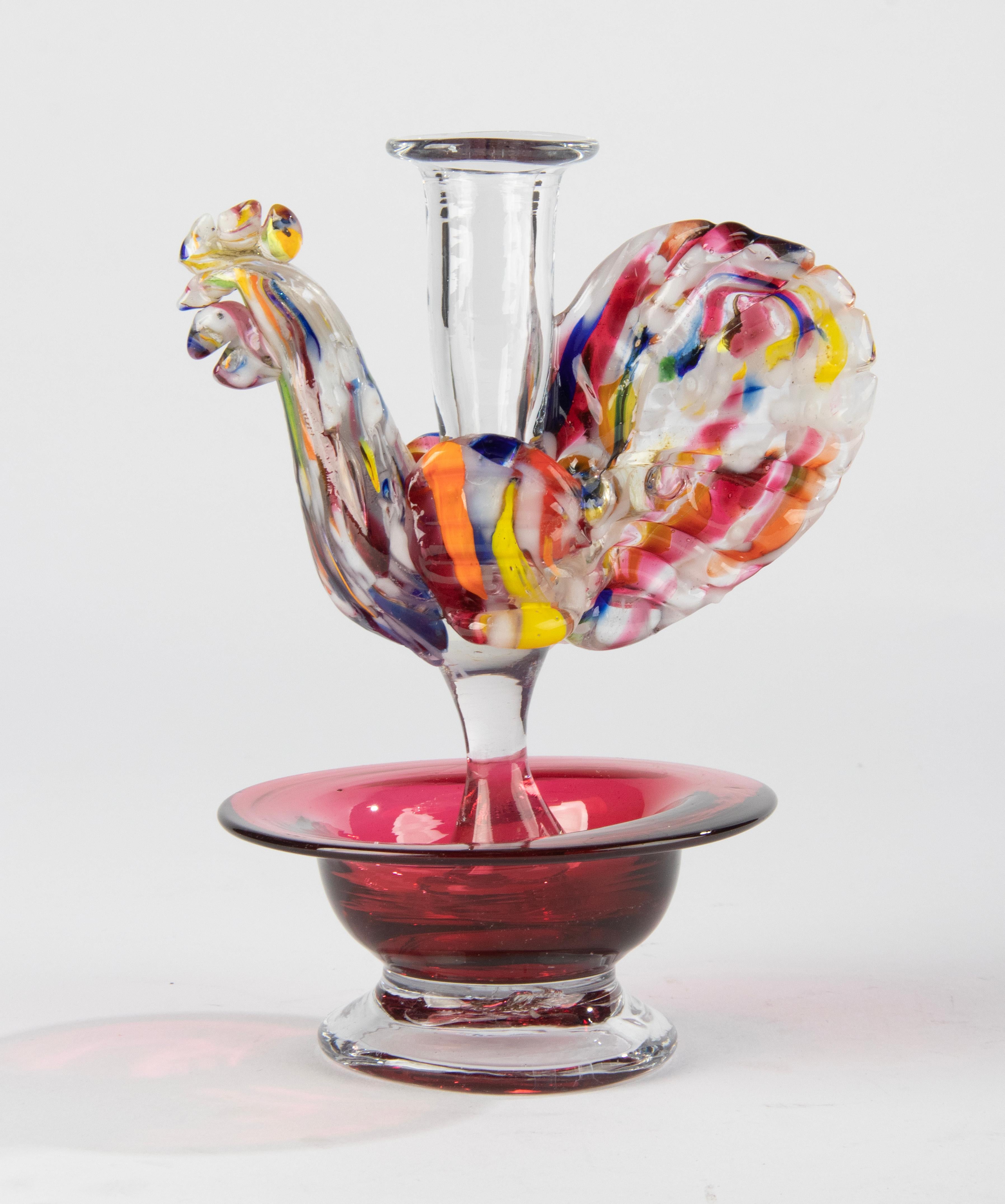 Belle Époque 19th Century Murano Glass Paperweight - Pen Holder For Sale