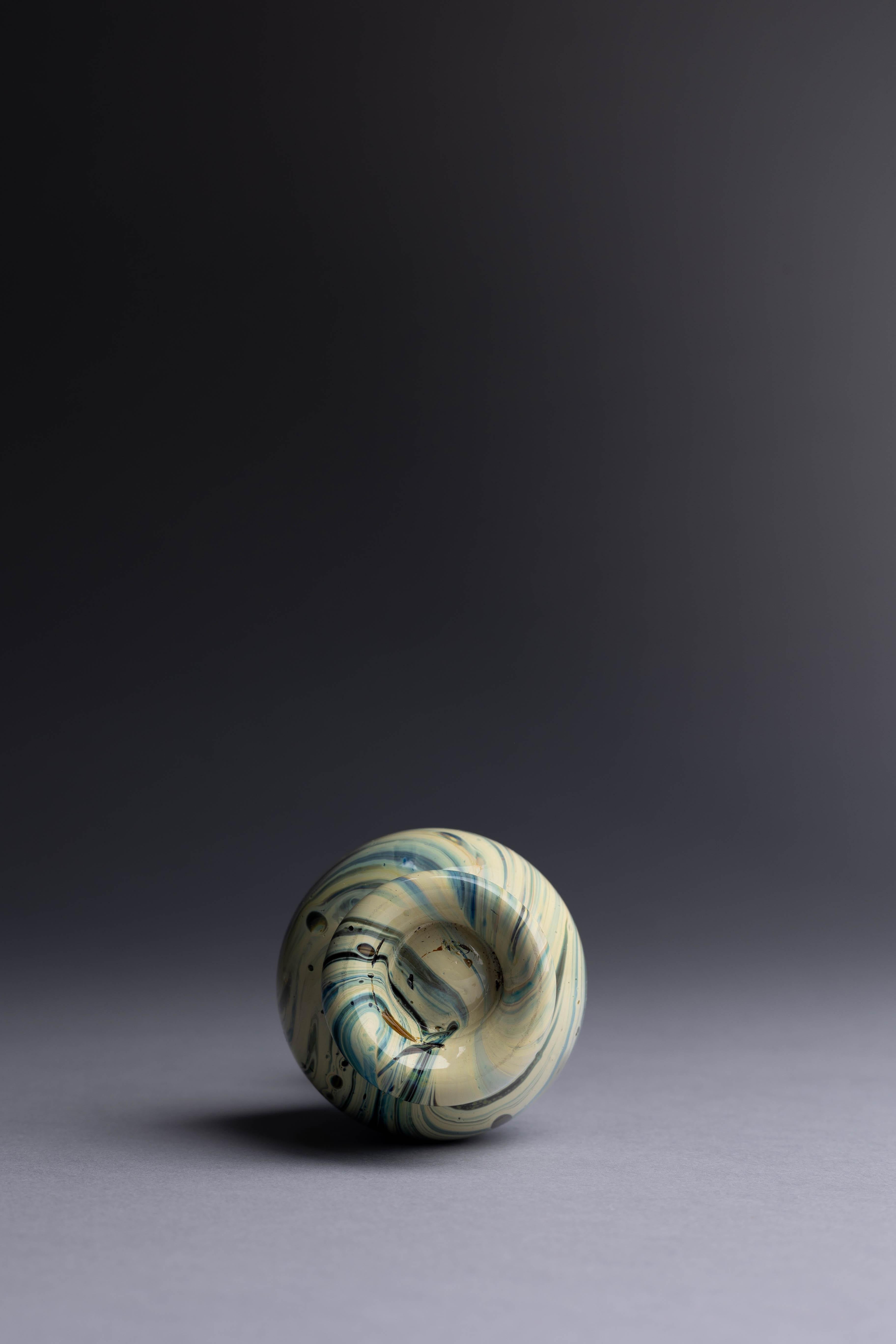 Vetro soffiato Vaso in vetro italiano di Murano del XIX secolo di Salviati in vendita