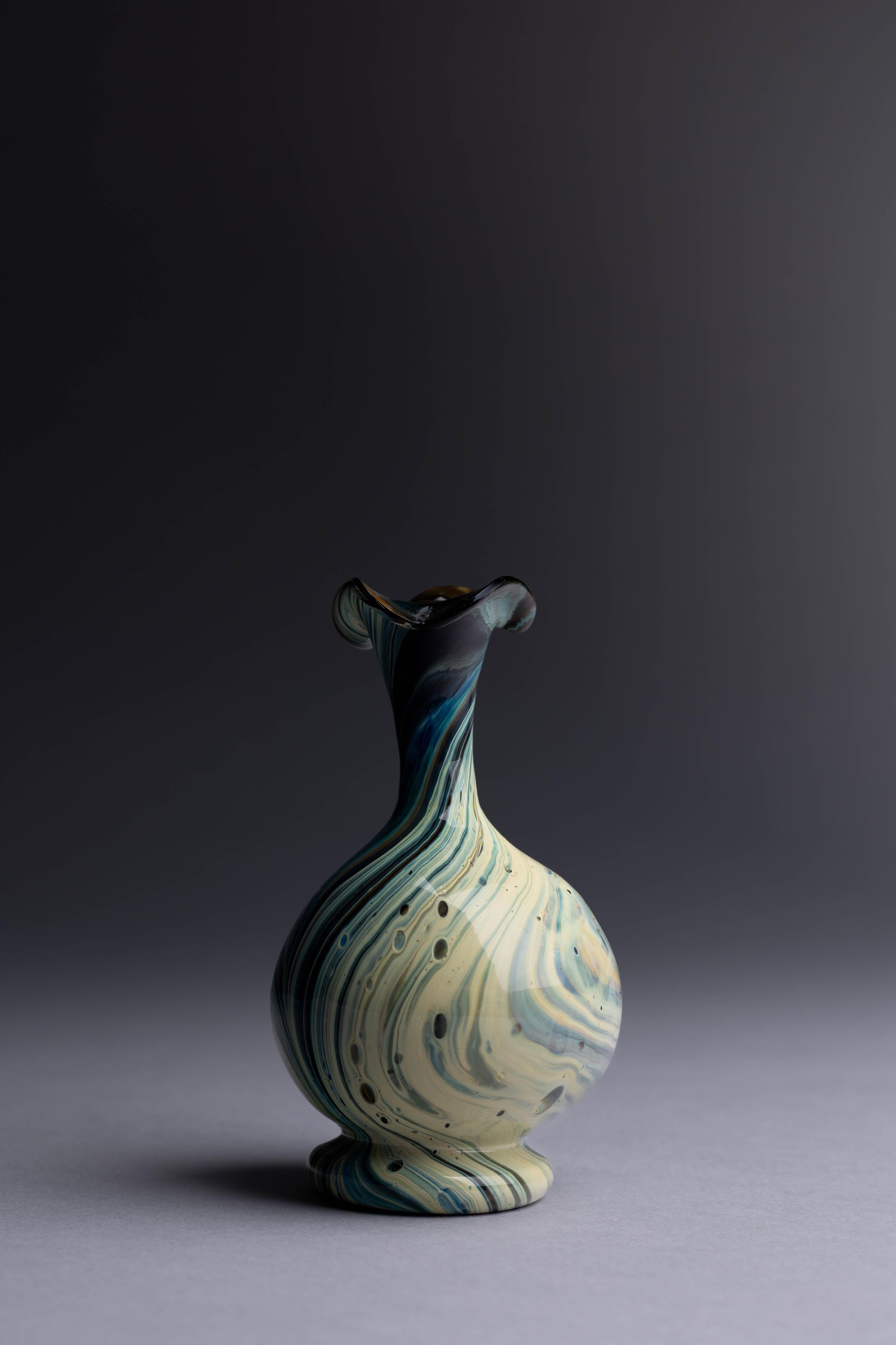 Renaissance Revival 19th Century Murano Italian Glass Vase by Salviati For Sale