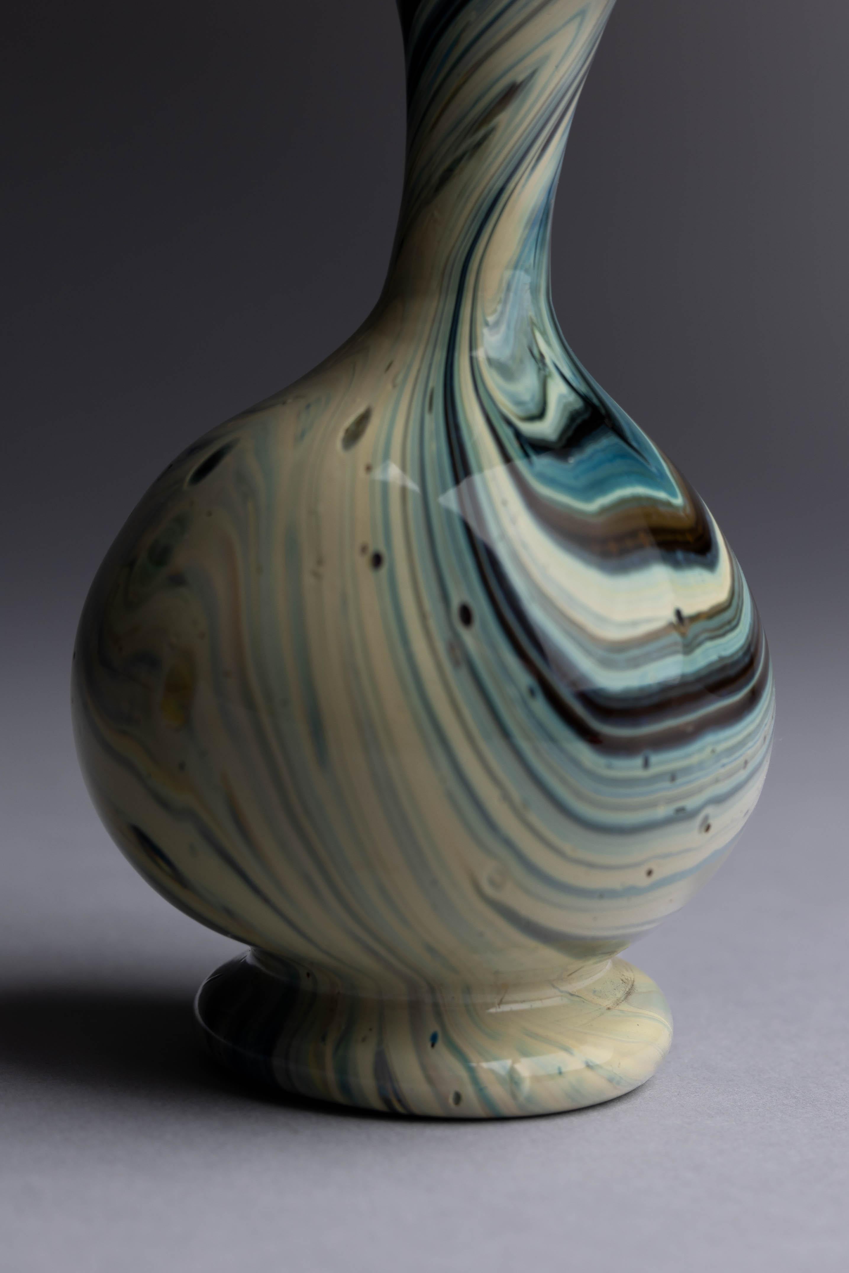 Vase italien en verre de Murano du 19ème siècle par Salviati en vente 1
