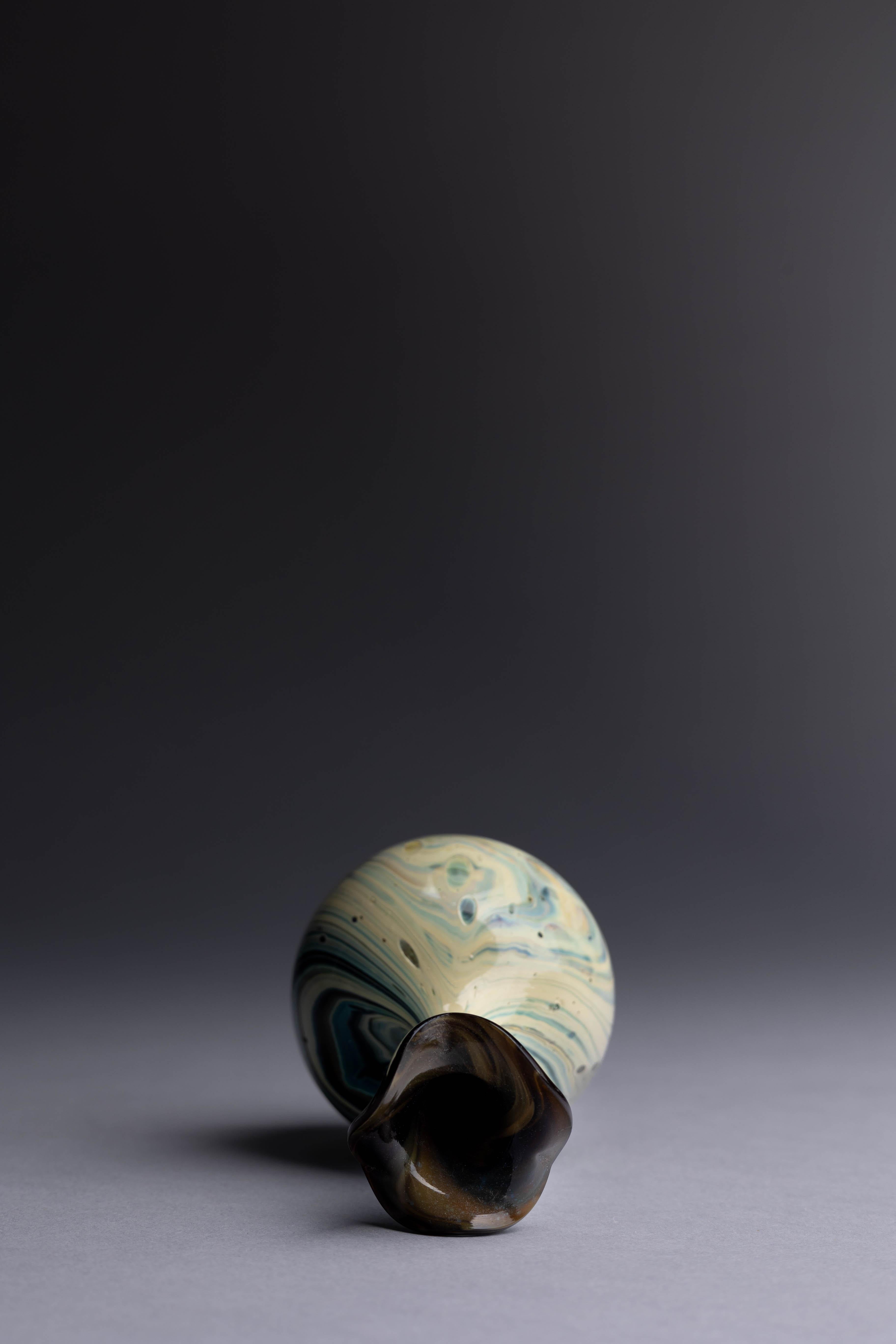 19th Century Murano Italian Glass Vase by Salviati For Sale 3