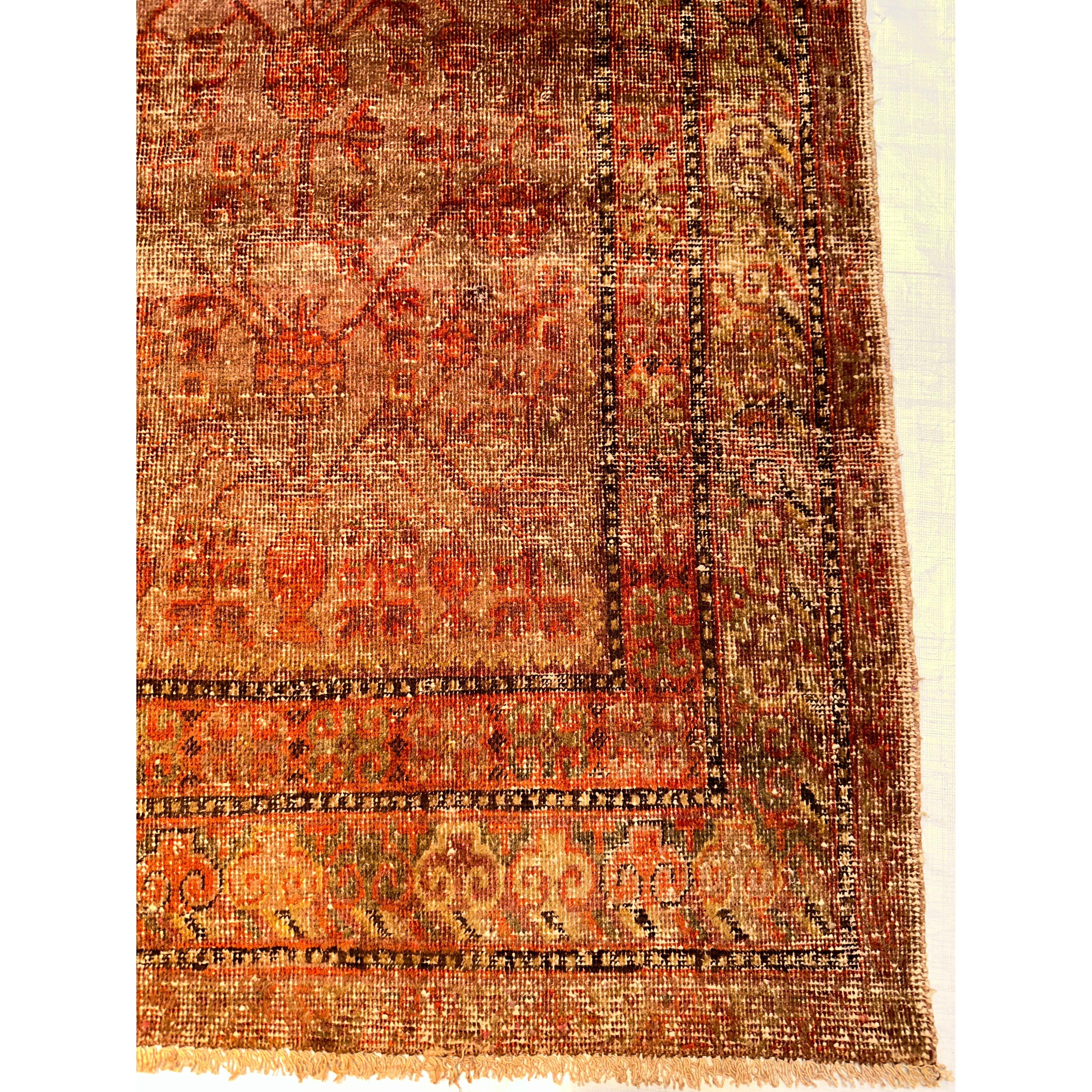 Empire 19th Century Muted Khotan Samarkand Rug For Sale
