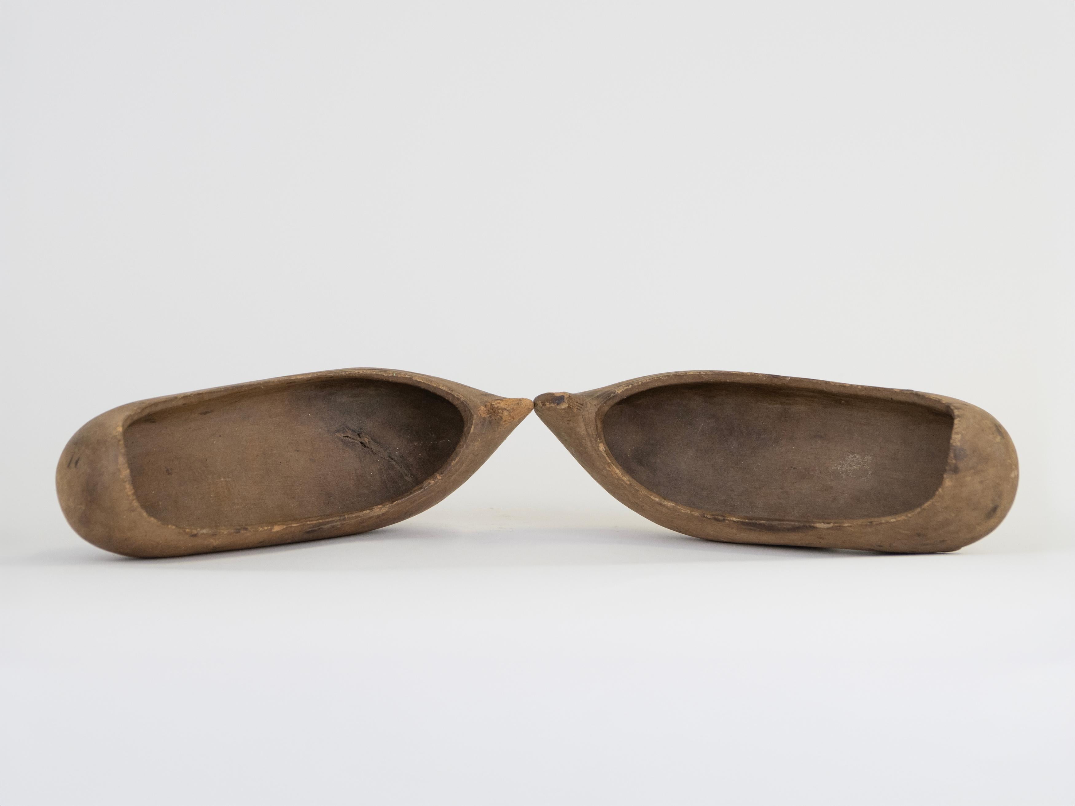 19th Century Myanmar Wooden Clogs In Good Condition For Sale In Wainscott, NY