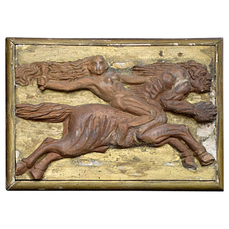 19th Century Mythological German Estate Panel For Sale