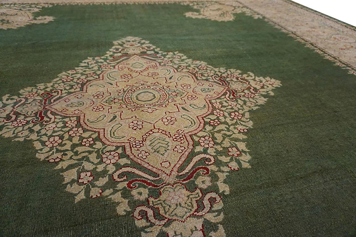 Laine Tapis indien Amritsar du 19ème siècle 12'0