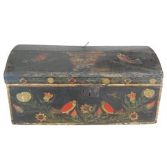 19th Century Naive Normandy Marriage Chest