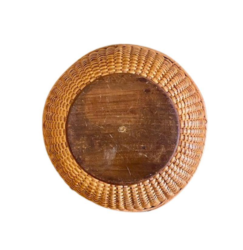 Americano Cestino per nave da crociera di Nantucket del XIX secolo di CAP. Thomas James, circa 1870 in vendita
