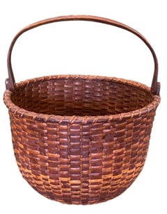 19th Century Nantucket Lightship Half Bushel Basket
