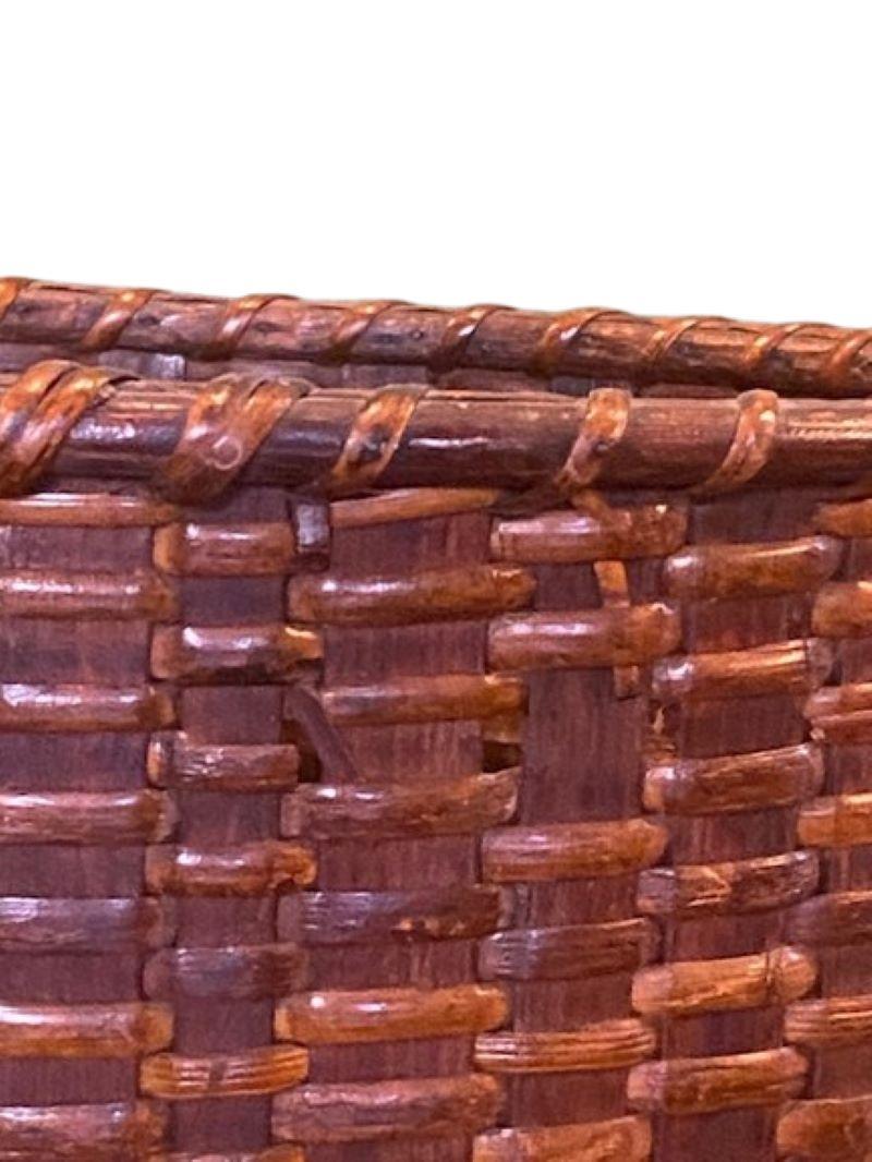 American 19th Century Nantucket Lightship Half Bushel Basket For Sale