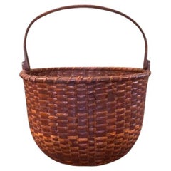 19th Century Nantucket Lightship Half Bushel Basket