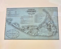 19th Century Nantucket Map by Rev, Ewer, circa 1886
