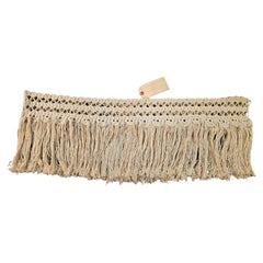 19th Century Nantucket Sailor Made Macromae Fringe