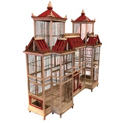 19th Century Nap III Dove Cage Chinoiserie, Birdcage Decorative interior element