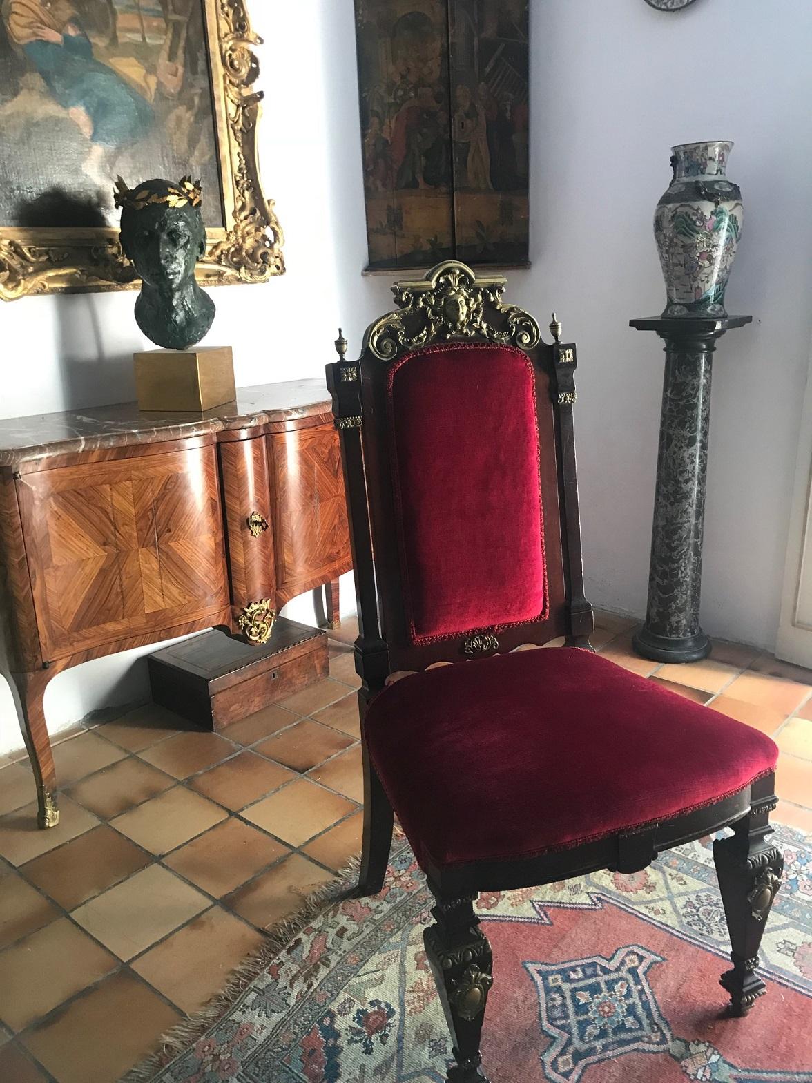 Napoleon III 19th Century Napolean III Empire Chair For Sale