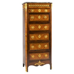 Cómoda de mármol Napoleón III del siglo XIX