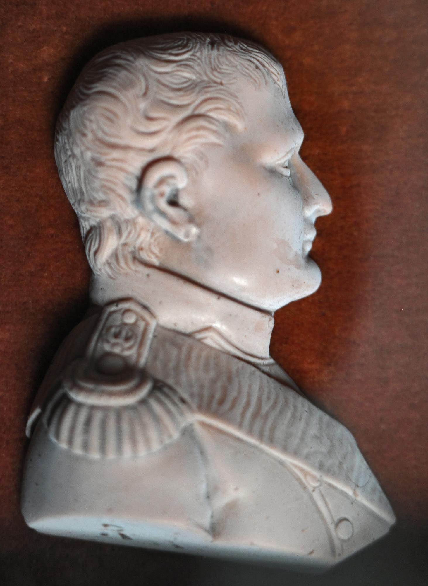 19th Century Napoleon Bonaparte Wax Relief, French In Good Condition In Epfach, DE