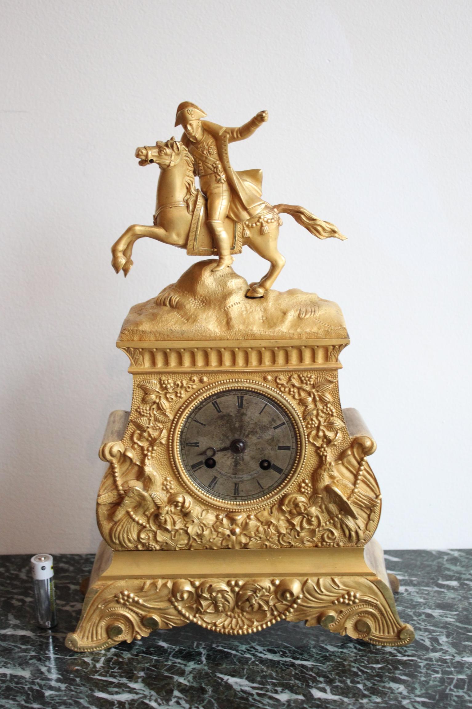 19th Century Napoleon Clock im Angebot 7