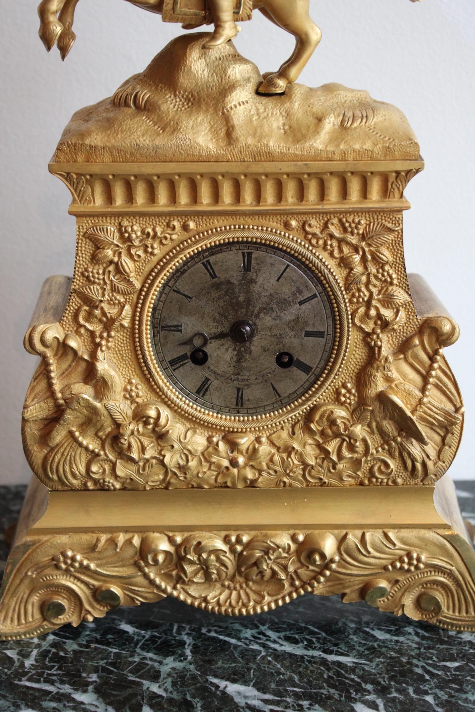 19th Century Napoleon Clock For Sale 2