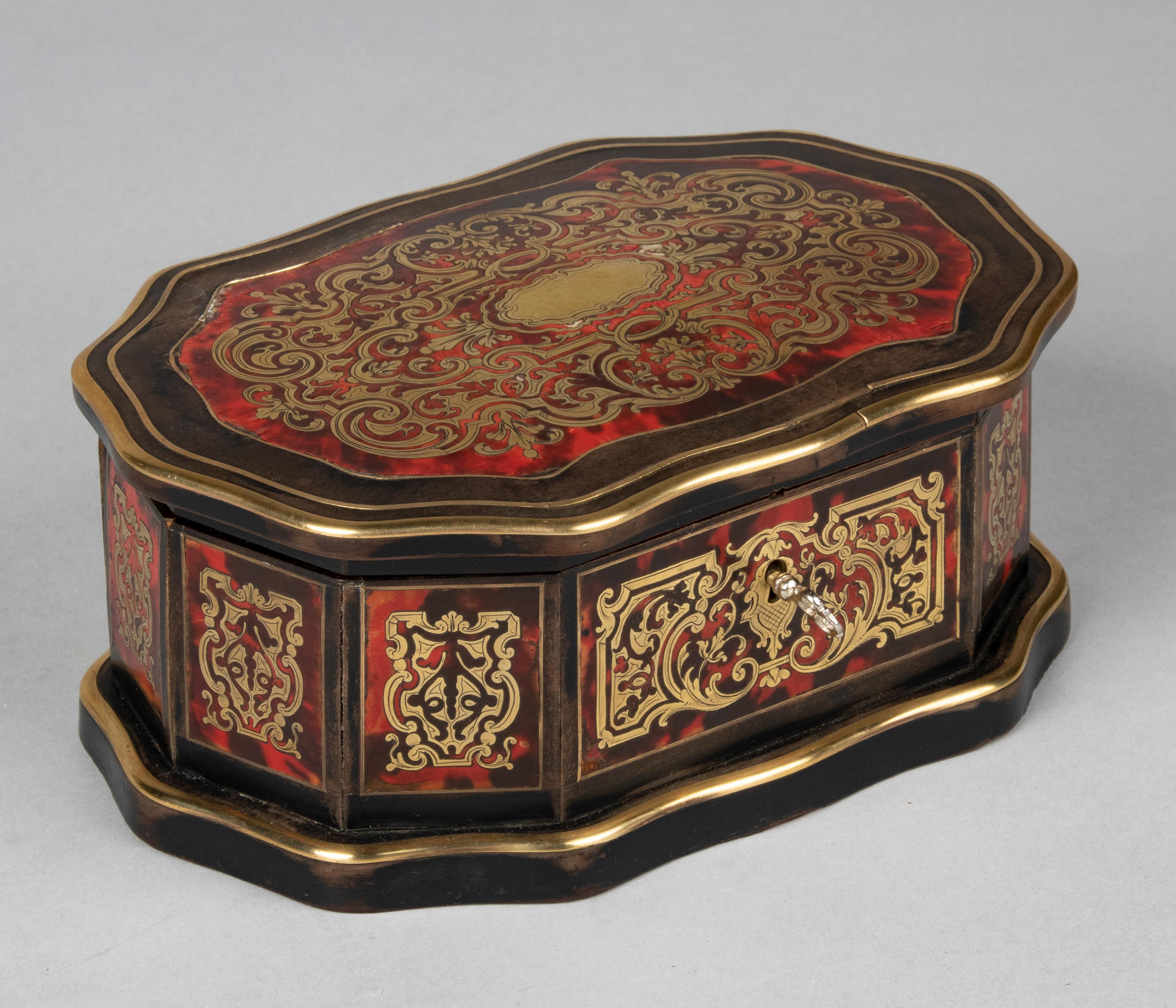 19th Century Napoleon III Boulle Marquetry Box 8