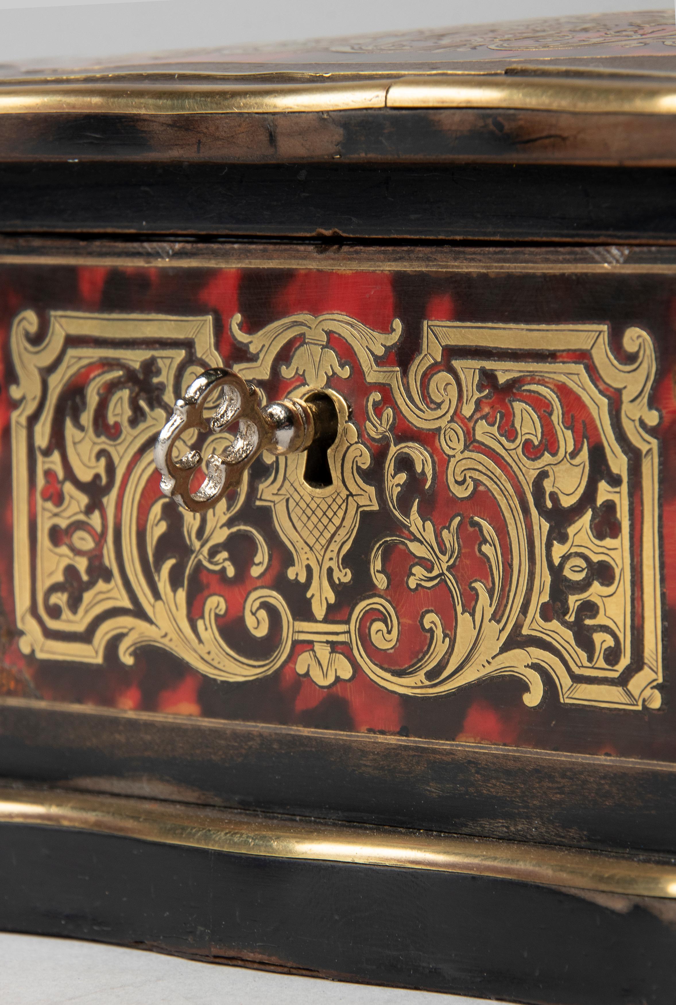 19th Century Napoleon III Boulle Marquetry Box 9