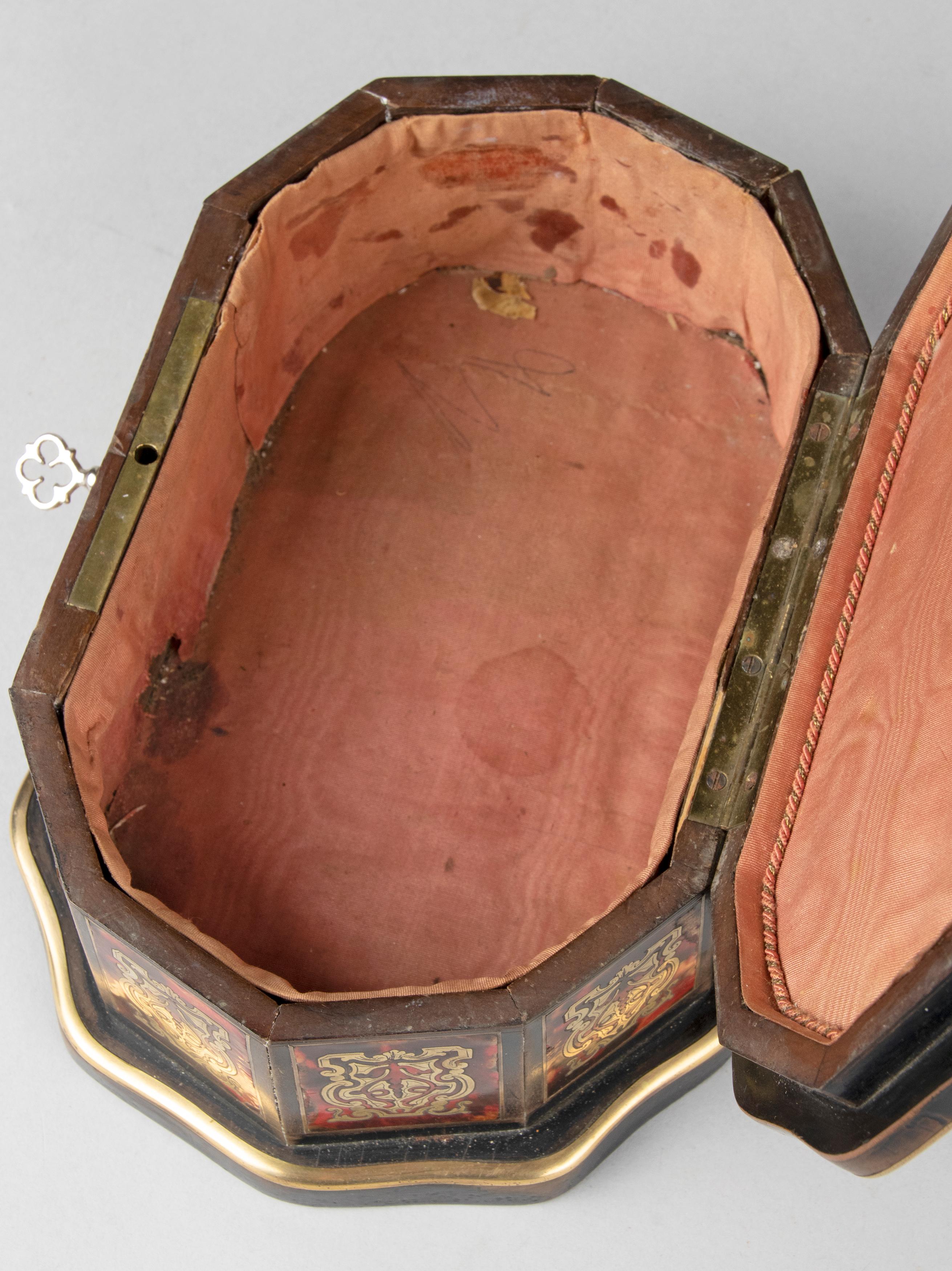 19th Century Napoleon III Boulle Marquetry Box 1