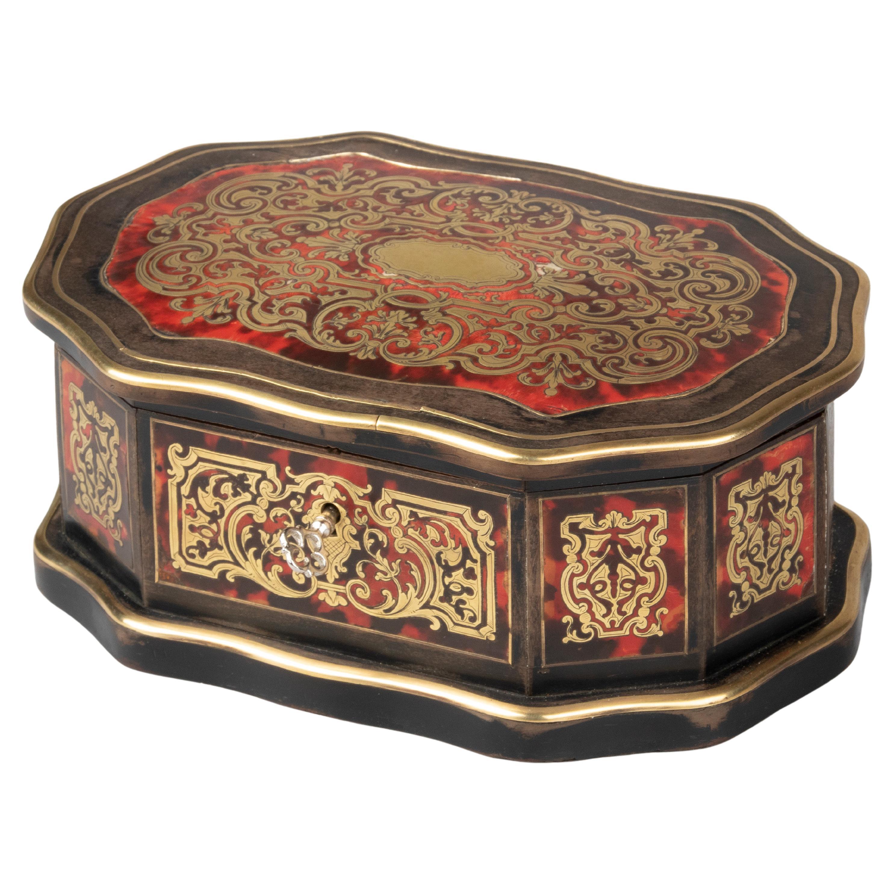 19th Century Napoleon III Boulle Marquetry Box