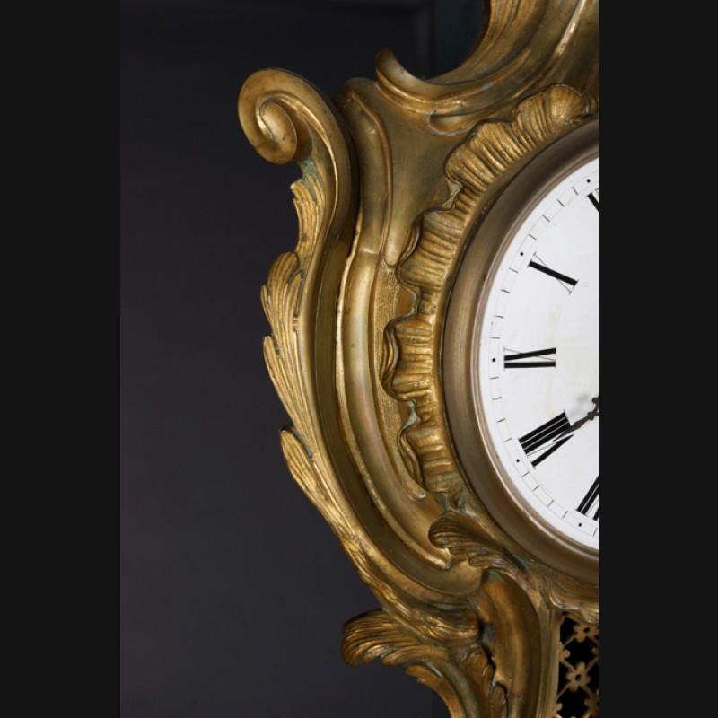 19th Century Napoleon III Bronze French Cartel Clock For Sale 2