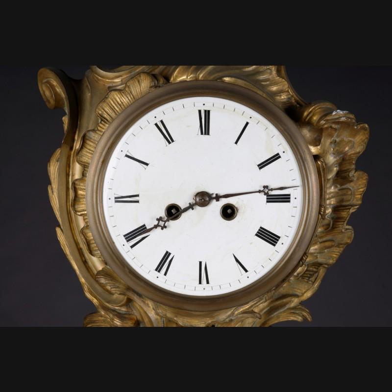 19th Century Napoleon III Bronze French Cartel Clock For Sale 4