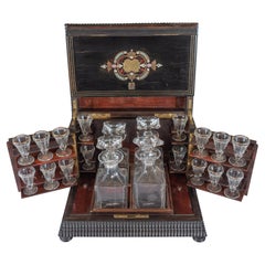 19th Century Napoleon III "Cave A Liqueur" Cellarette