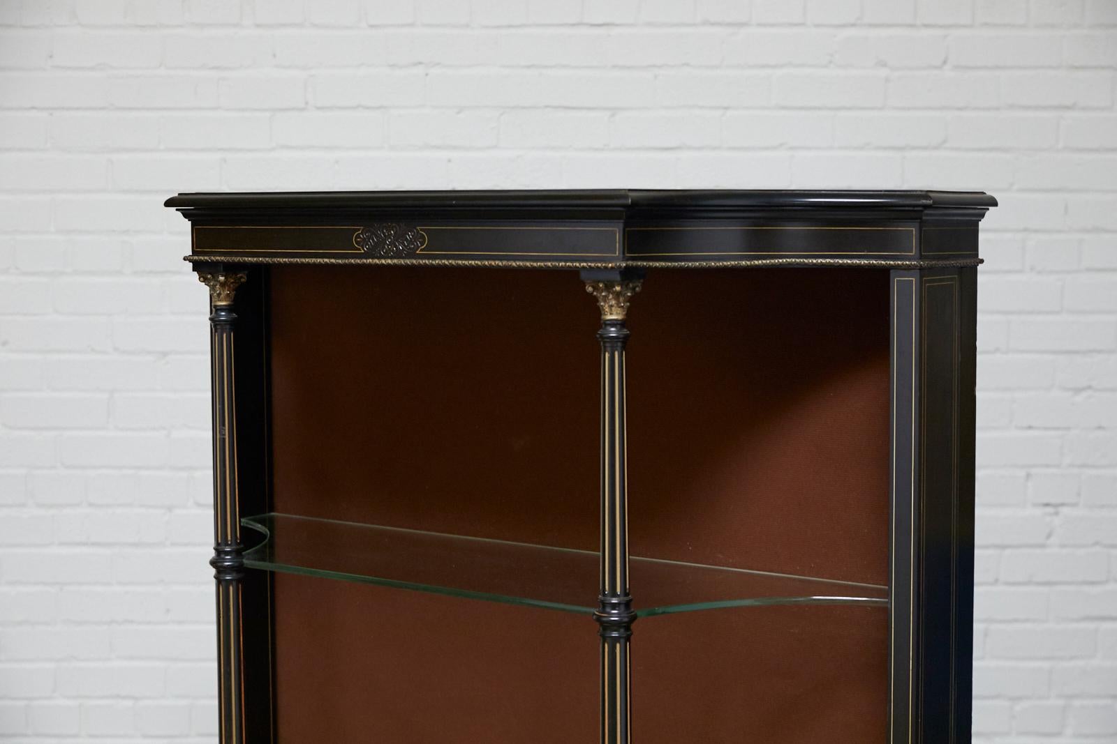 19th Century Napoleon III Ebonized Bookshelf Étagère 11