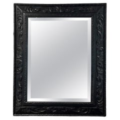 Miroir ébonisé Napoléon III du 19ème siècle