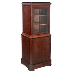 Vitrine en acajou français Napoléon III du 19e siècle