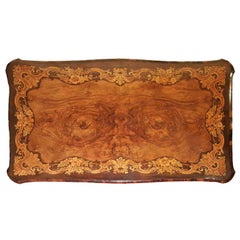 19th Century Napoleon III French Palisander, Rosewood and Walnut Writing Desk
