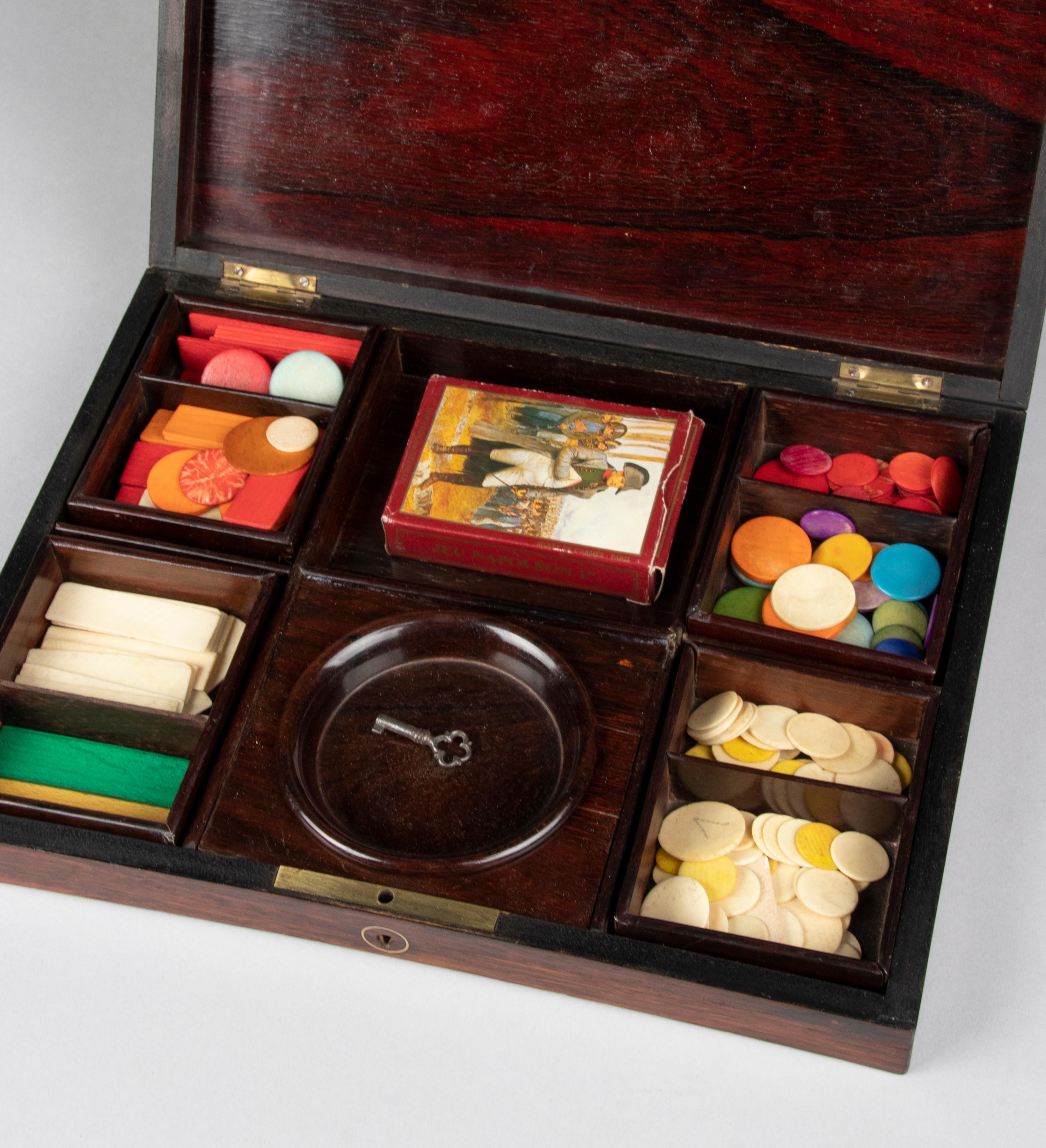 Fin du XIXe siècle Boîte de jeu Napoléon III du 19e siècle en vente