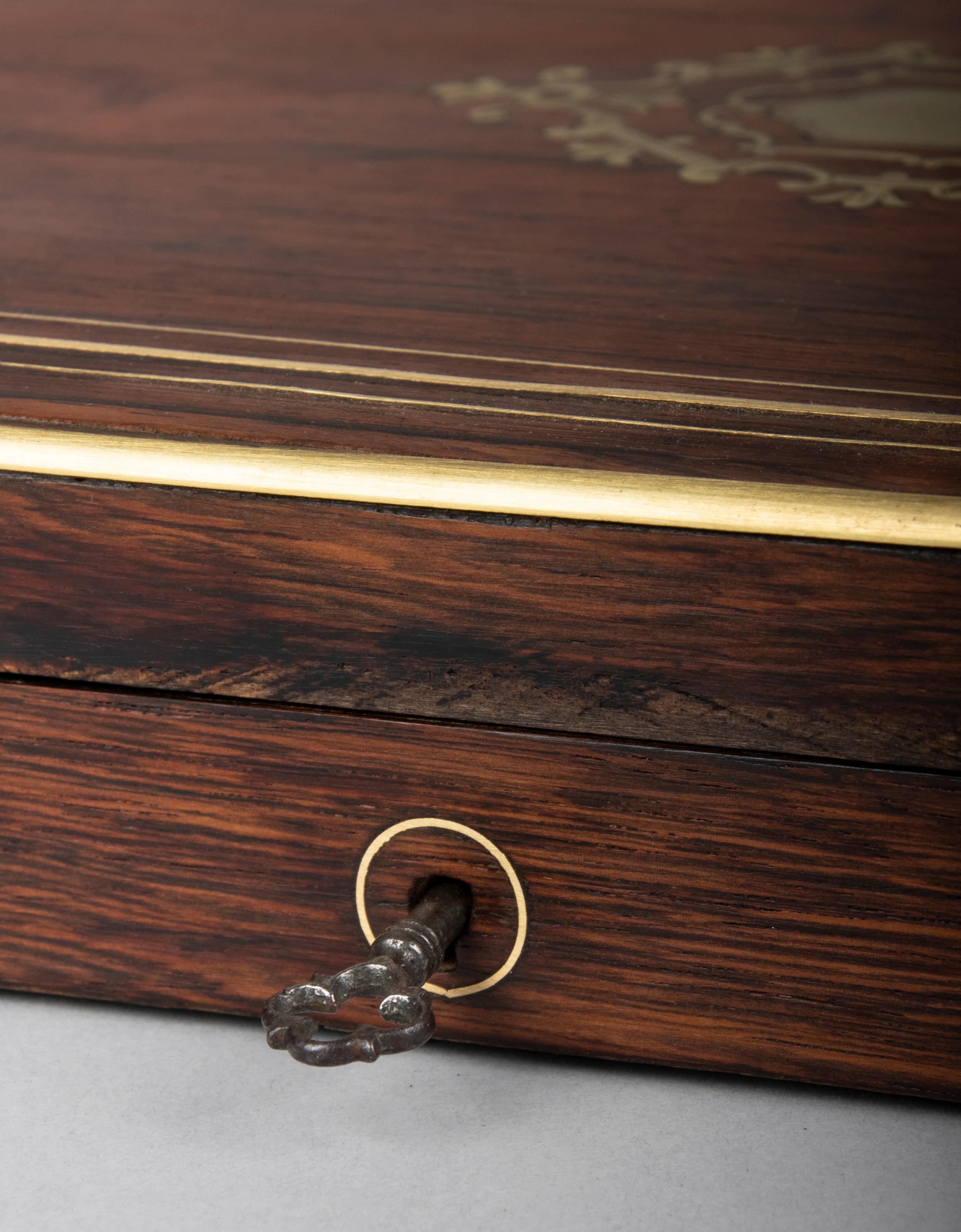 Wood 19th Century Napoleon III Game Box For Sale