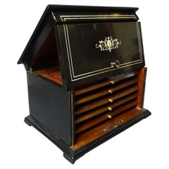 19th Century Napoleon III Guillaume Diehl Cigar Boxe