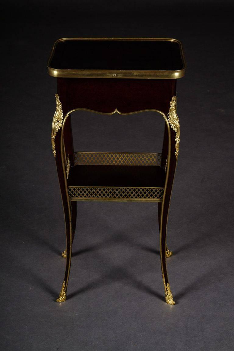 French 19th Century Napoleon III Henry Dasson Side Table For Sale